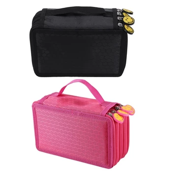 

2x Pencil Bags Pencil Cases Pencil Box Pencil Case Pencil Boxes a Pencil Case Rose Red & Black