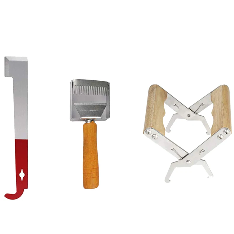 Набор из 3 предметов для пчеловодства, набор инструментов для Улей из нержавеющей стали