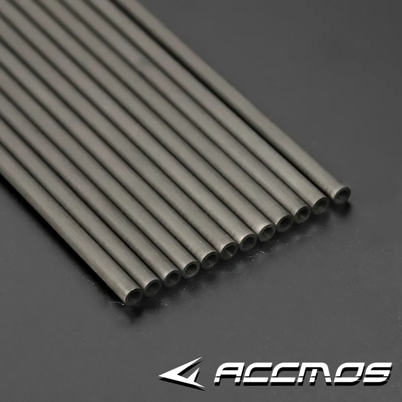 Carbon Arrow Shafts 6-12pc ID3.2mm Arrow Shaft Tube 40-Ton Carbon Spine 350 400 500 550 600 650 700 750 800 900 1000 for Recurve compound Bow Huntin