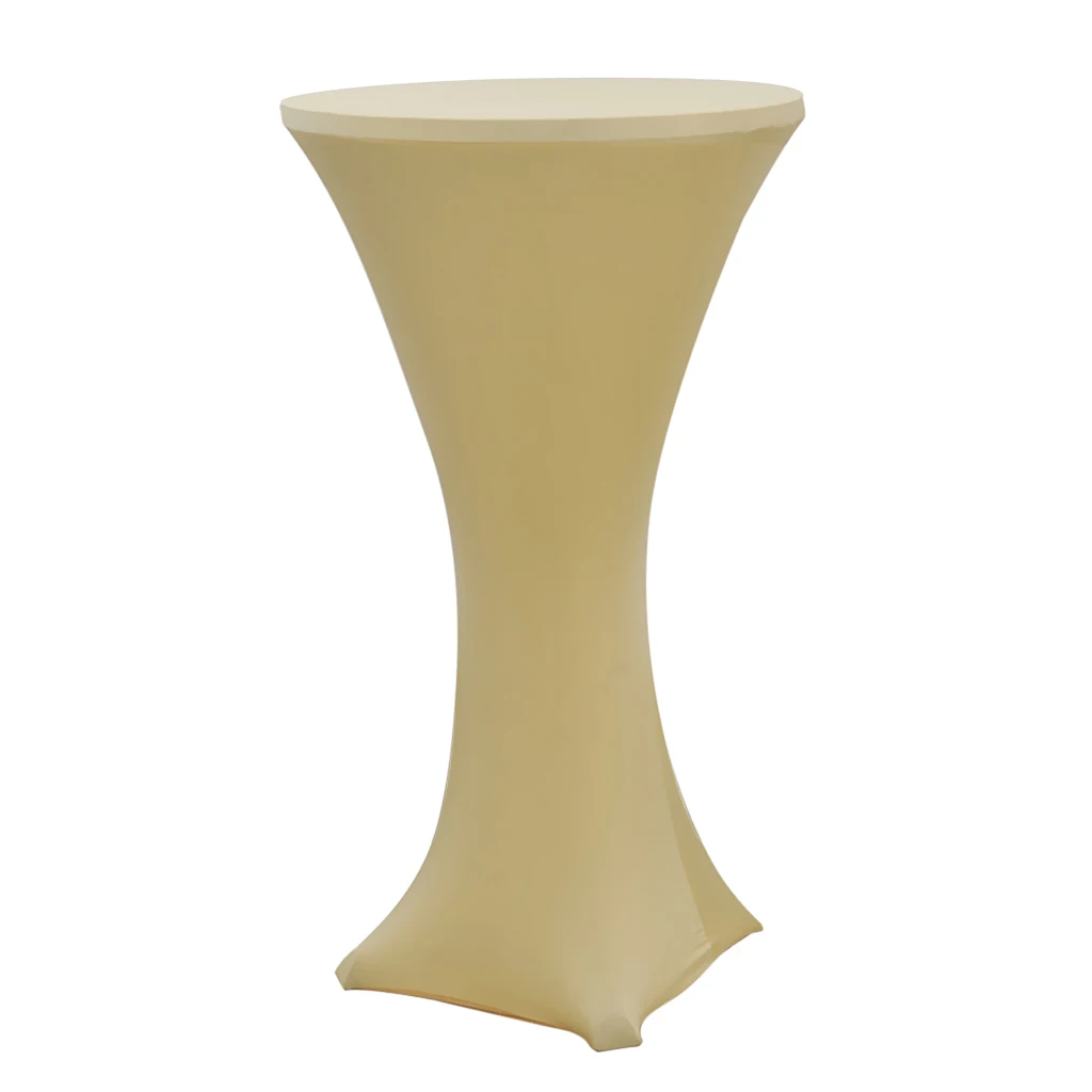 Spandex Cover Tablecloth 4 Leg 60cm Poseur Bistro Cocktail Table Decoration