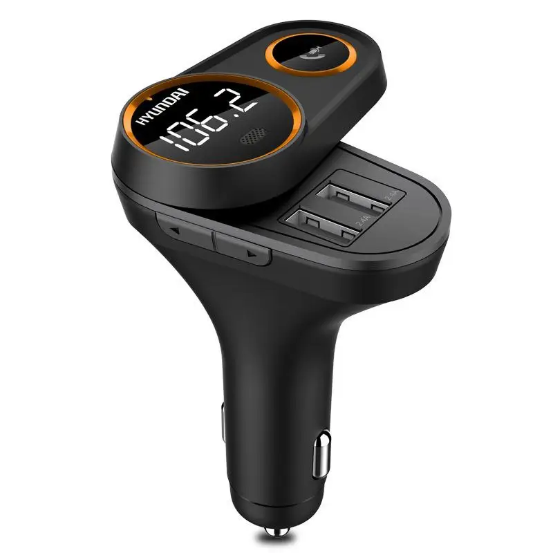 Dragonpad автомобильное зарядное устройство Bluetooth fm-передатчик MP3-плеер Hands-free комплект с двумя usb зарядным портом новая модель скольжения
