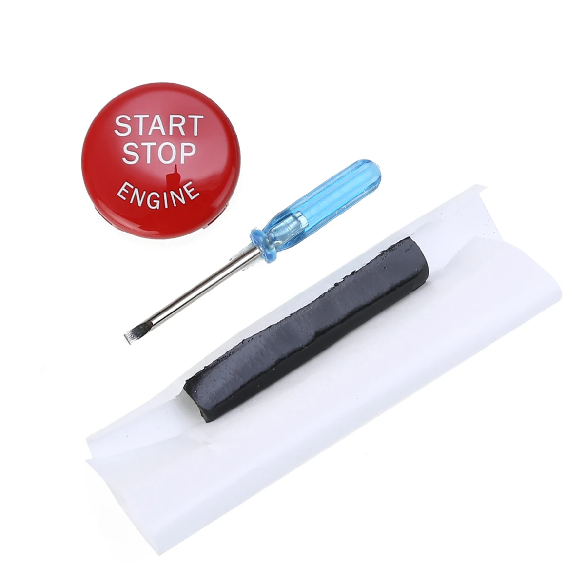 

For BMW E90 E60 E84 E83 E70 E71 E72 Start Stop Engine Button Switch Red ABS Cover Stickers Car Interior Mouldings Mayitr