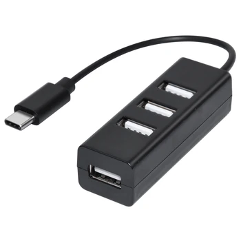 

DeepFox Type C HUB to 4 Ports USB Splitter Hub for Macbook Pro iMac PC Laptop Notebook Accessories USB-C Hub