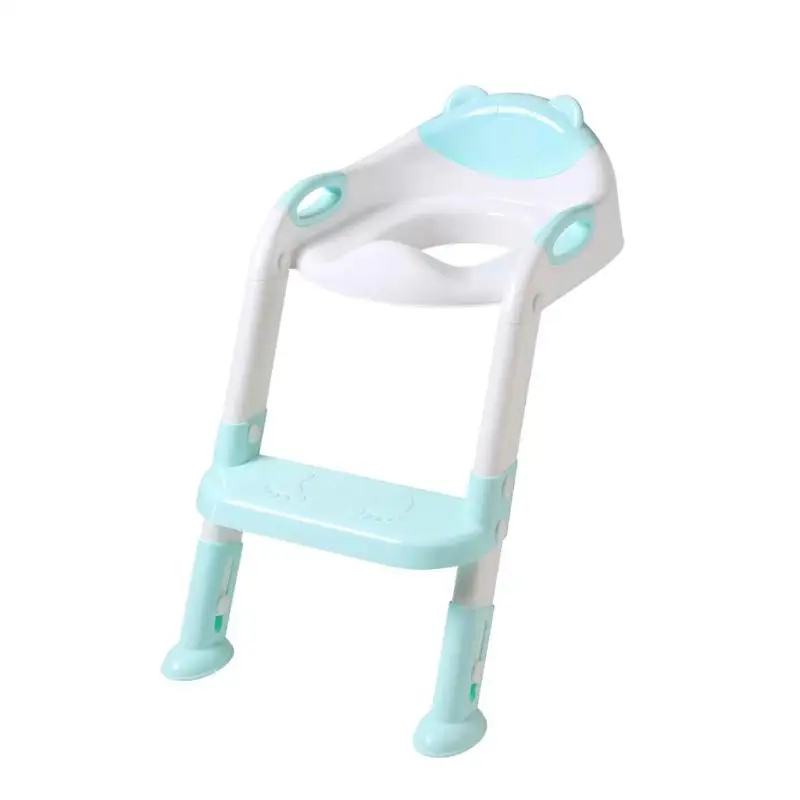 Складной Детский горшок для младенцев, детский унитаз, тренировочное сиденье с регулируемой лестницей, портативный писсуар, тренировочные сиденья для детей - Цвет: B2