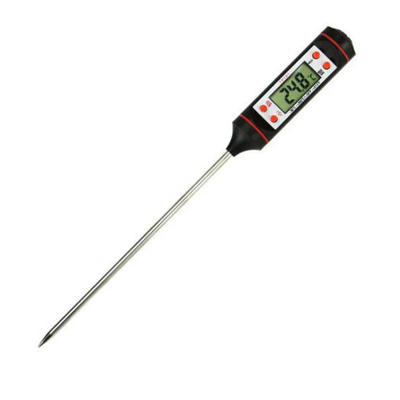 

1pc Kitchen Oil Thermometer Kitchen Barbecue Baking Temperature Measurement Electronic Food Thermometer Liquid Temperature Pen