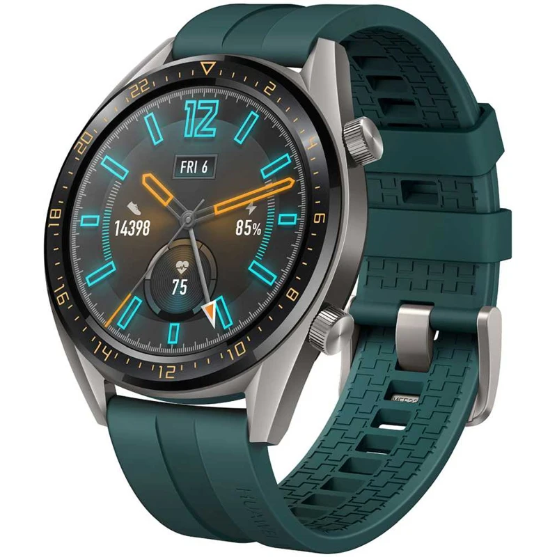 Смарт часы HUAWEI Watch GT Active 46мм 1.4&quot титановый серый/темно зеленый (55023852)|Смарт-часы| |