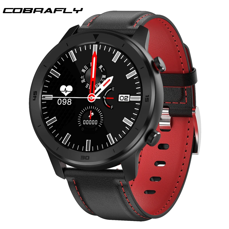 

Cobrafly DT78 Men Smart Watch Full Touch Screen Fitness Tracker Band Heart Rate Monitor IP68 Waterproof Clock for Huawei Xiaomi