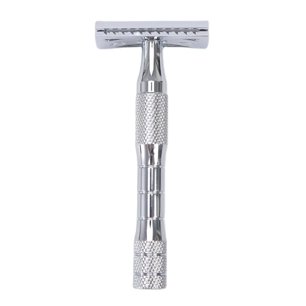 Yaqi Chrome Color Stainless Steel Handle 3 Pcs Men Safety Razor