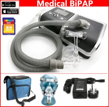 

GII BPAP Machine Y-30T Bi-level CPAP BPAP Snoring Apnea COPD Therapy with Full Face Mask Hose and Humidifier Health Care