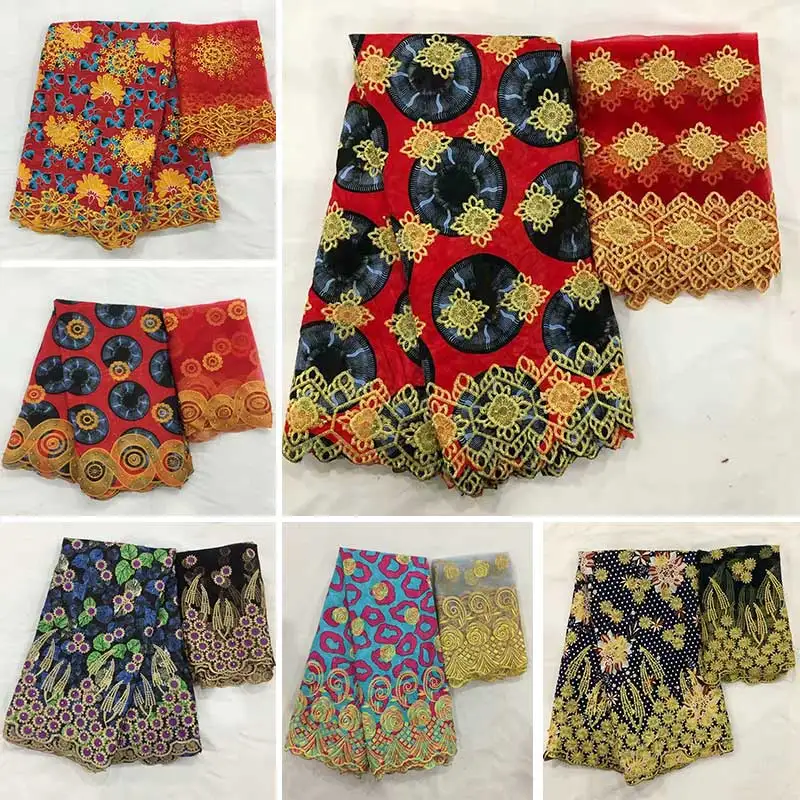 

2019 New style French net lace fabric 3D flower African tulle mesh lace fabric high quality african lace fabric LA03