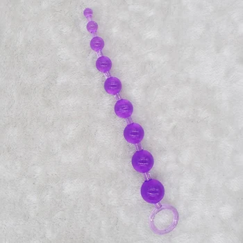 Super Long Silicone Butt Plug Anal Beads Ball Sex Toy for Beginners Man Women 5