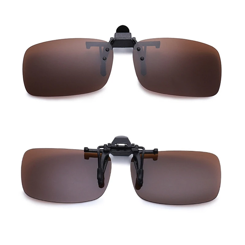 Клип на солнцезащитные очки для вождения ночного видения линзы солнцезащитные очки для мужчин и женщин с футляром и стеклами ткань - Название цвета: CE-L