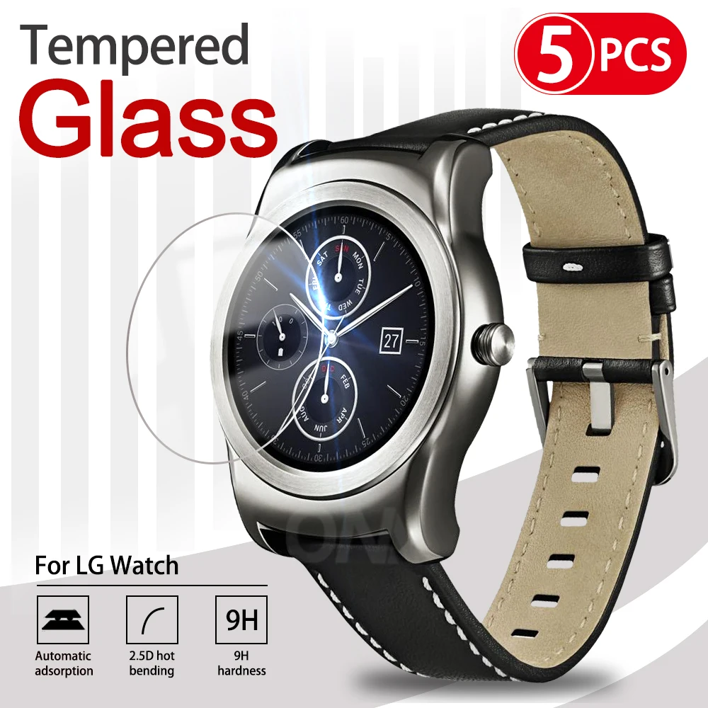 5 шт. 9H Премиум Закаленное стекло для LG Watch urbane W110  W150 Смарт-часы защита экрана