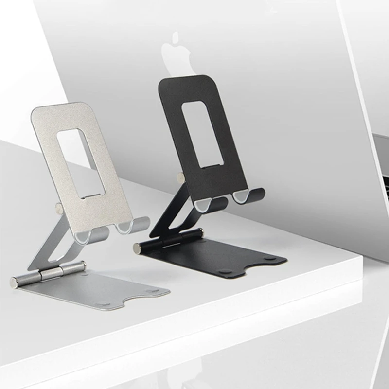 

Foldable Extend Support Desk Mobile Phone Holder Metal Desktop Tablet Holder Table Cell Stand for IPhone IPad Adjustable Bracket
