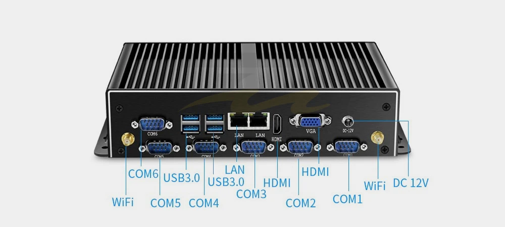 2955U/4500U Мини компьютер безвентиляторный Встроенный промышленный ПК мини IPC 6 серии хост