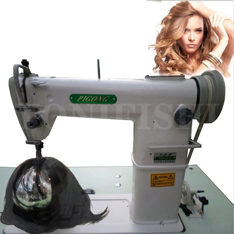 Machine à coudre à tête haute pour perruques, alimentation inférieure,  machine à pilier haut, production et traitement des cheveux, machines et  équipement, 810 - AliExpress