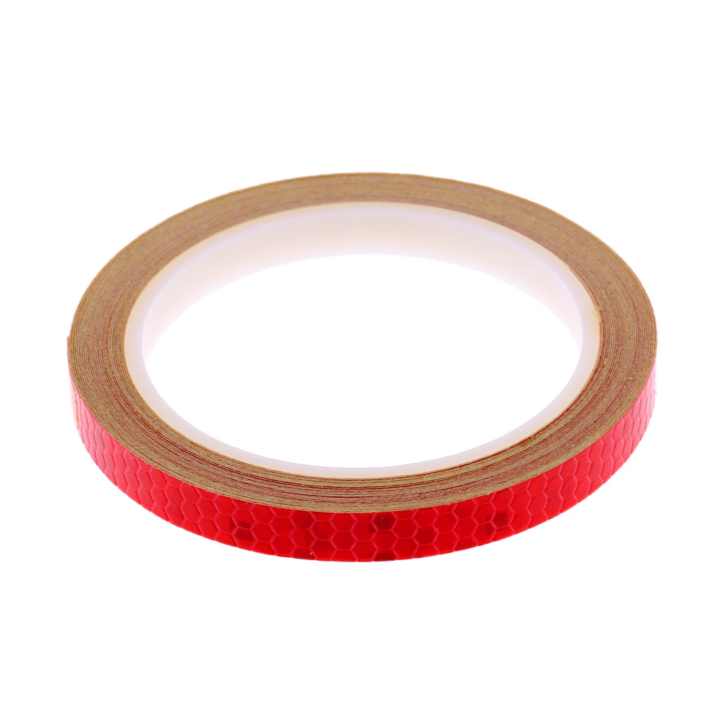 8 Meters Reflective Bike Wheel Rim Stickers Bicycle Cycling MTB Motorcycle Reflector Tape DIY Decals
