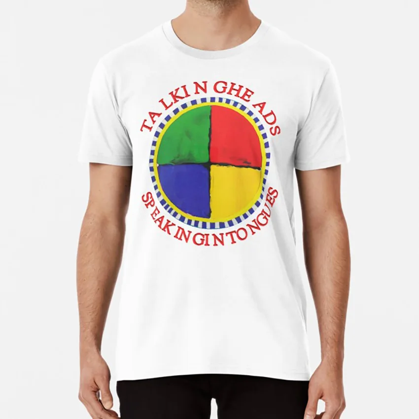 Говорящая голова-говорящая на языках футболка говорящая голова Давид Бирн