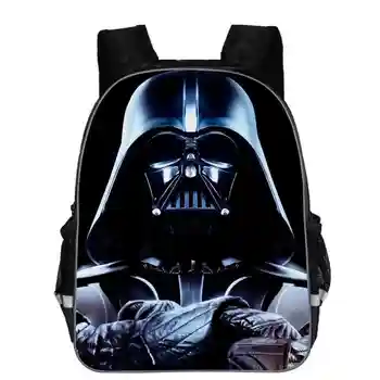 

11-16inch Star Wars Backpack movie the force awaken School Bag Darth Vader Yoda Jedi Kid's men primary bags custom made