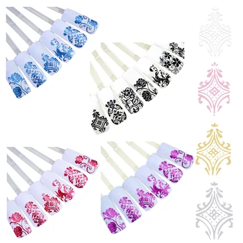 

108 PCS/Sheet 3D Design Nail Art Sticker Tips Decal Flower Manicure Stickers New