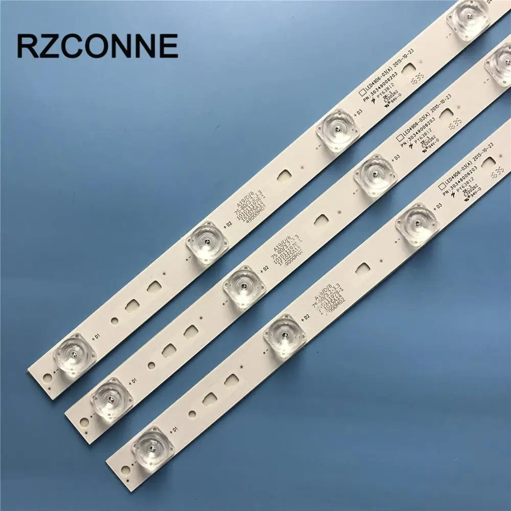 LED Backlight Strip For Haier 49'' TV LED49D6-03(A) 30349006203 LED50D6-ZC14AG-03 FD4951A-LU G49Y