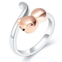 Cremation Jewelry Ring for Ashes Adjustable Cute Cat Urn Rings Holder for Pet Ashes Cremation Urn Keepsake Memorial Ring 1
