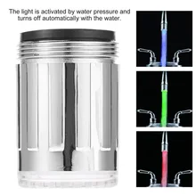 Special Offers Creative Temperature Sensor LED Light Water Faucet Tap Glow Lighting Shower Spraying Faucet for Kitchen Bathroom
