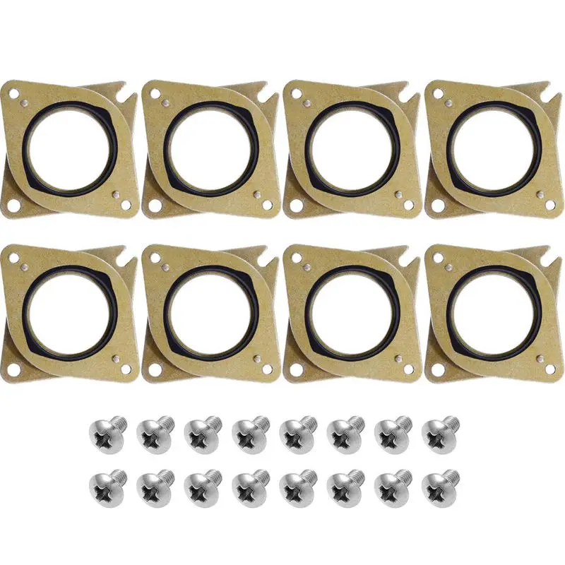 

8 Pieces Stepper Motor Steel and Rubber Vibration Damper with 16 Pieces M3 Screws Tools for CNC,NEMA 17,3D Printer