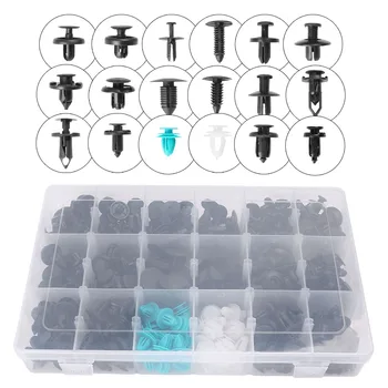 

299pcs Universal Car Plastic Push Pin Rivet Trim Clip Assortment Kit Door Panel Fender Liner