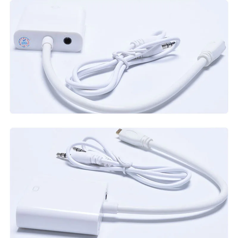 Raspberry Pi 4 Micro HDMI для VGA Apdater с AV/аудио портом кабель USB передачи данных Mode B