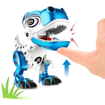 

Figures Metal Dinosaur Action Toy Alloy Body Dinosaur Model Tyrannosaurus Toys with Sound&Light Early Education For Children Kid