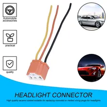 H4 9003 Car Truck Female Ceramic Headlight Extension Connector Plug Light Lamp Bulb Wire Socket Adapter 12V hot selling