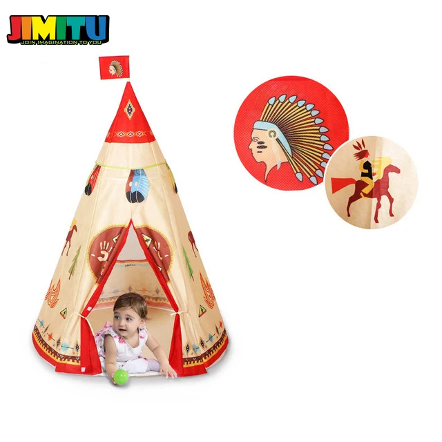 JIMITU Крытый Открытый 160x105 см детские игрушки переносной вигвам игровой домик