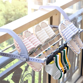 

Foldable Drying Rack Clothes Portable Stainless steel Indoor Outdoor laundry Rack Balcony Clothes Hanger Drying Towel Shoe Rack