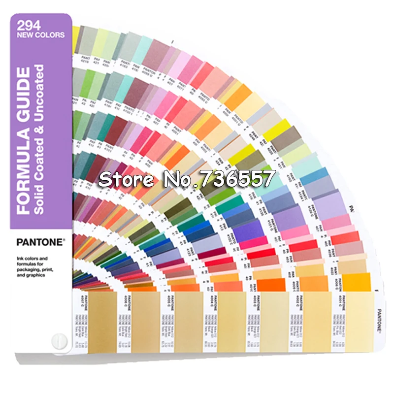 

2019 New PANTONE Color Card International Standard Added 294 Color C Card U Card GP1601A-SUPL