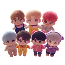 23 см Kawaii корейские Мультяшные плюшевые куклы, игрушки, плюшевая кукла суперзвезда, милая игрушка с одеждой, коллекция подарков для детей на день рождения