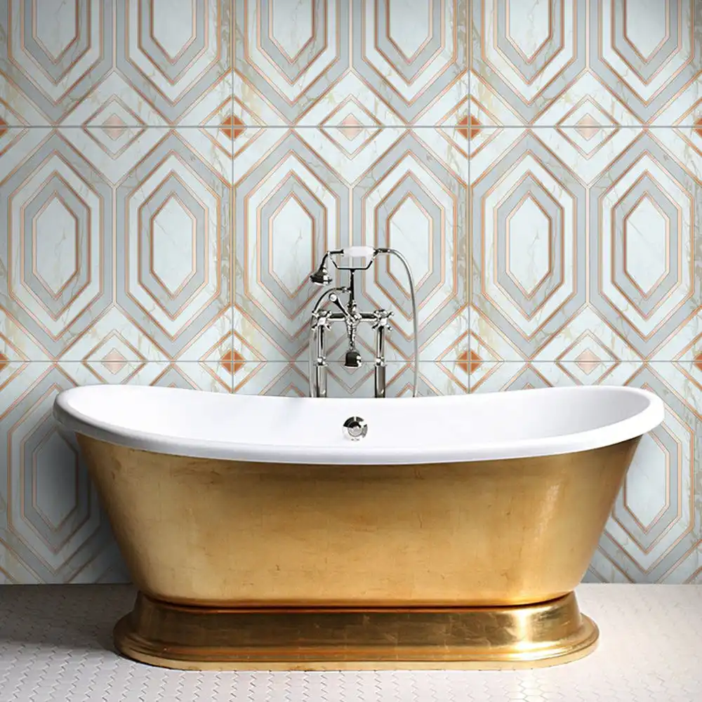 浴室防水壁紙マットノンスリップ床ステッカー自己粘着pvc センチメートルタイルstikers銅大理石の壁ステッカー ウォール ステッカー Aliexpress