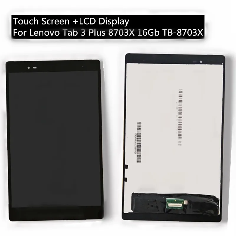 ЖК дисплей сенсорный экран дигитайзер сборка для 8 дюймов Lenovo Tab 3 Plus 8703X 16 Гб TB