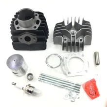SherryBerg Cylinder Piston Ring Gasket Top End Kit 11210-04012-0F0 11111-04001 12110-43000 For Suzuki Quadrunner LT50 1984-1987