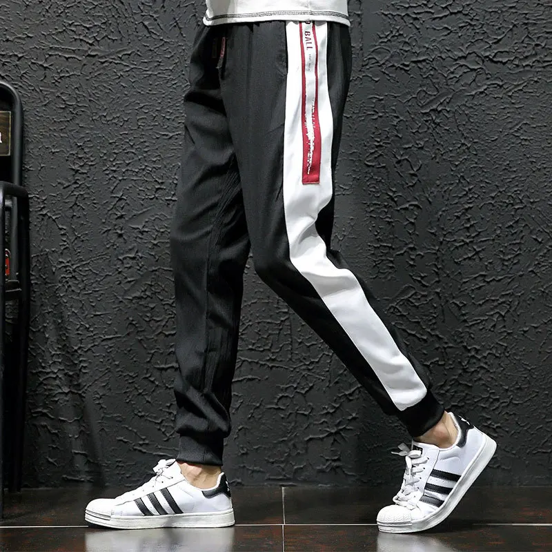 

Casual Pants 2019 Spring Capri Pants Sub-Men's Korean-style Trend Teenager MEN'S Sports Pants Skinny Bib Overall