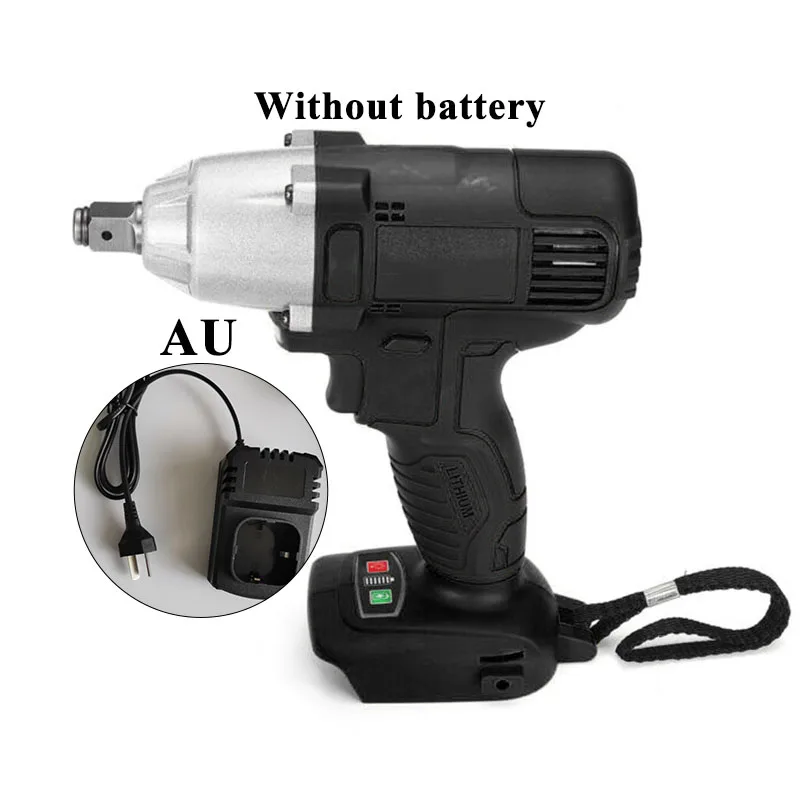 

128V 16000mah Rechargeable Cordless Electric 330Nm Brushless Wrench W/ Charger