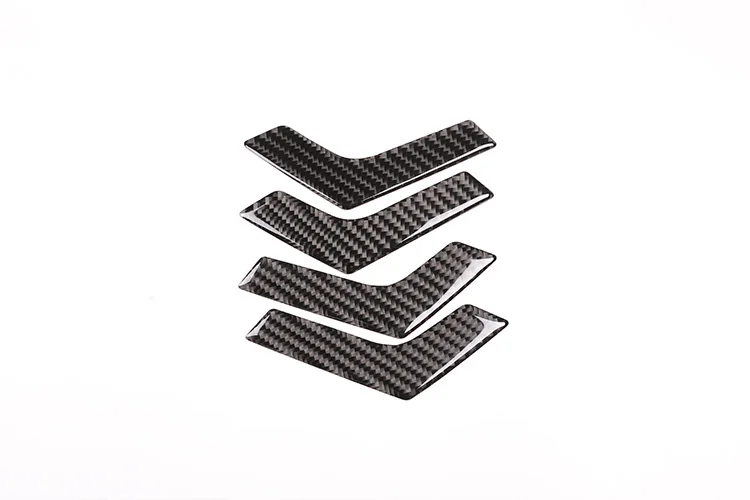 4 шт. мягкое углеродное волокно для Mercedes Benz C Class W204 C180 C200 C260 2007-2013 наклейки на дверные ручки аксессуары