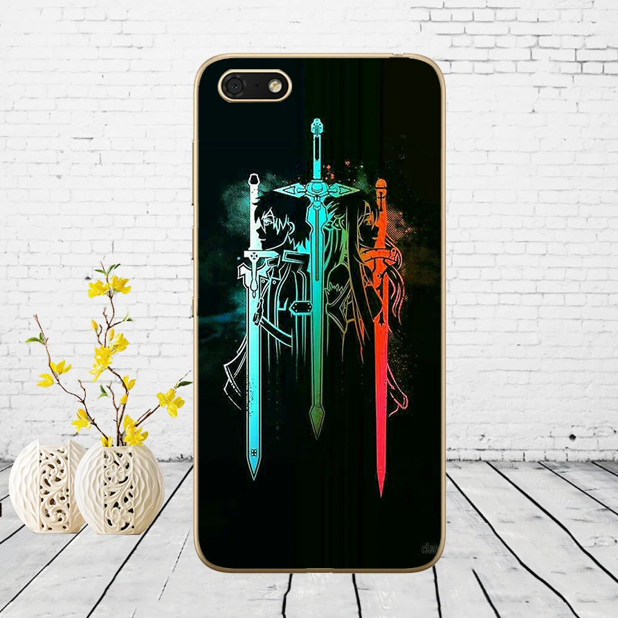 Мягкий силиконовый чехол 239DD Sword Art Online SAO Аниме Манга для huawei honor 9 10 Lite 7A 5,45 7a pro 7c 5,7 дюймов 7x 8x чехол