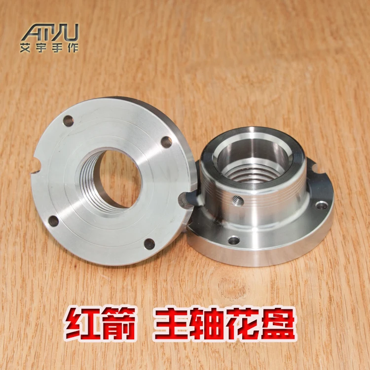

Red Arrow Woodworking Spindle Tray Woodworking Lathe Tray Flanger Wood Screw Mounting Chuck