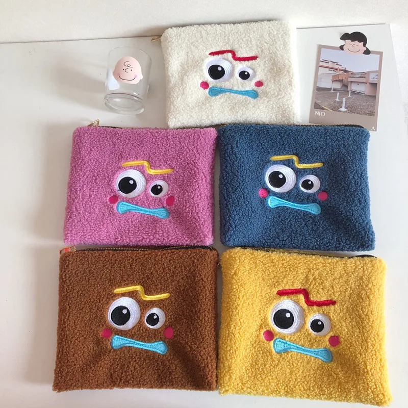 

Embroidered Moive TS4 Forky Cosmetic Box Clutch Storage Bag Handbag Cute Pencil Case Coin Wallet Purse Kids Women Gift