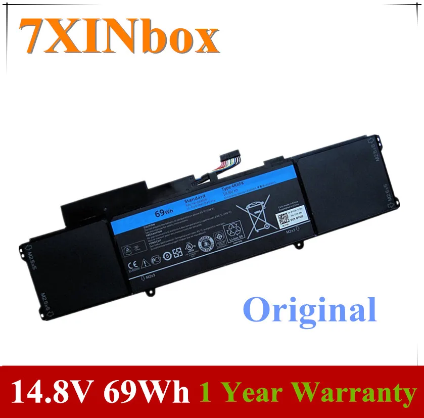 7xinbox 14 8 V 69WH оригинальный L421X 4RXFK C1JKH FFK56 Аккумулятор для ноутбука ультрабук Dell XPS
