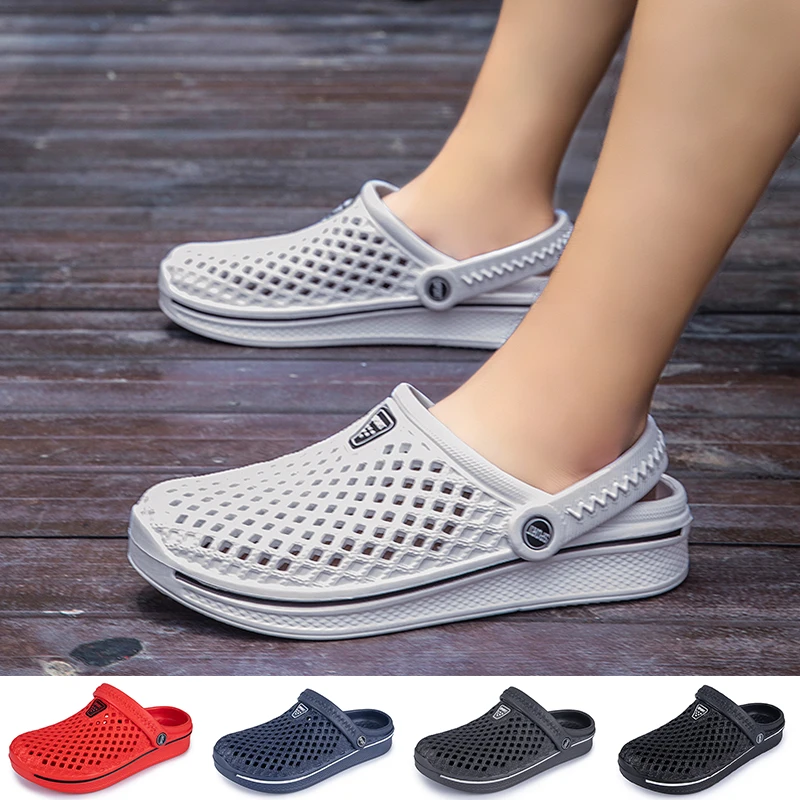 Outdoor Sandals Water-Shoes Garden-Clogs Women Light for Breathable Trekking