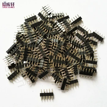 

100pcs/lot 4pin 5Pin Needle Connector Male Plug Connector Adapter no welding solder For RGBW LED Strip Lights Tape Connection