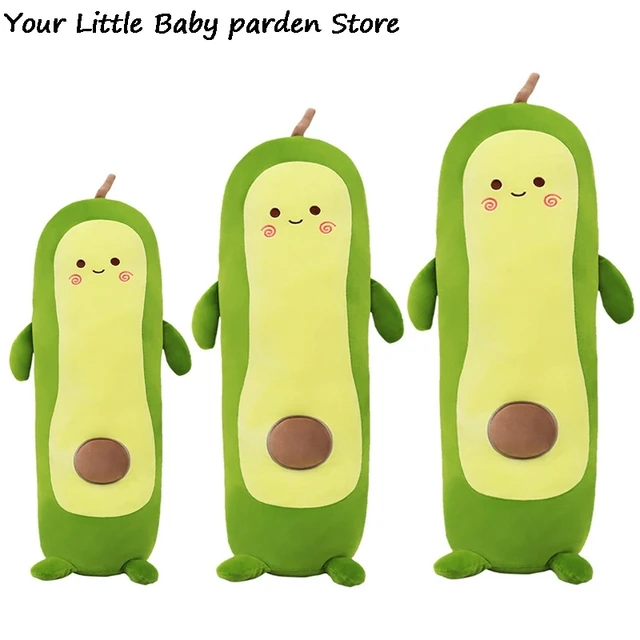 70cm Green Avocado Plush Toy Cartoon Avocado Fruit Sleeping Doll Cushions Lovely Fruit Large Pillows Home Decor Toys Kids Gifts 2