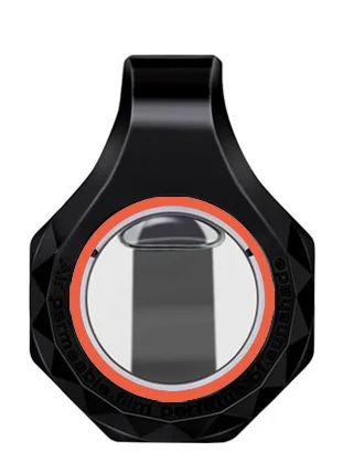 Car Air Freshener Nano car air perfume Car sun visor perfume Auto Indoor Air Purifier Aromatherapy Fragrance Smell Diffuser - Color Name: Black orange-lemon
